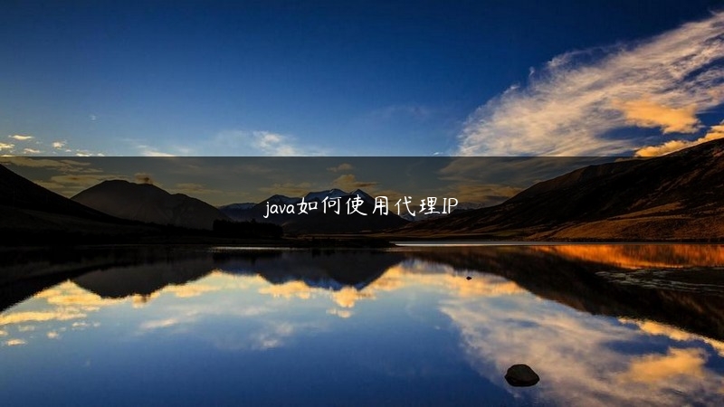 java如何使用代理IP