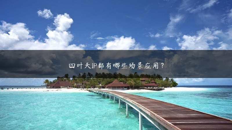 四叶天IP都有哪些场景应用？ (https://www.jjyimin.com/) 代理IP 第1张